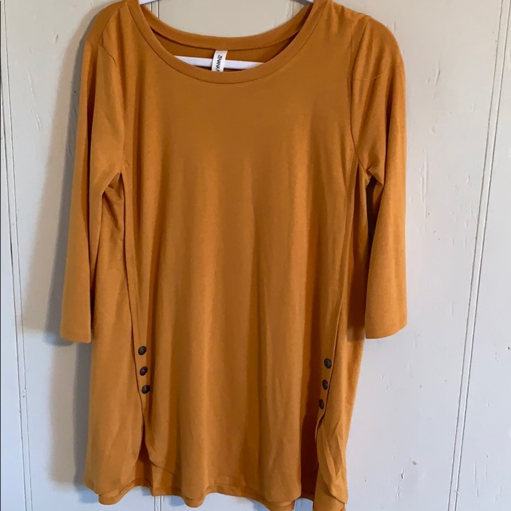 Mustard Yellow Blouse